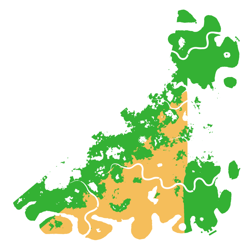 Biome Rust Map: Procedural Map, Size: 6000, Seed: 47889179