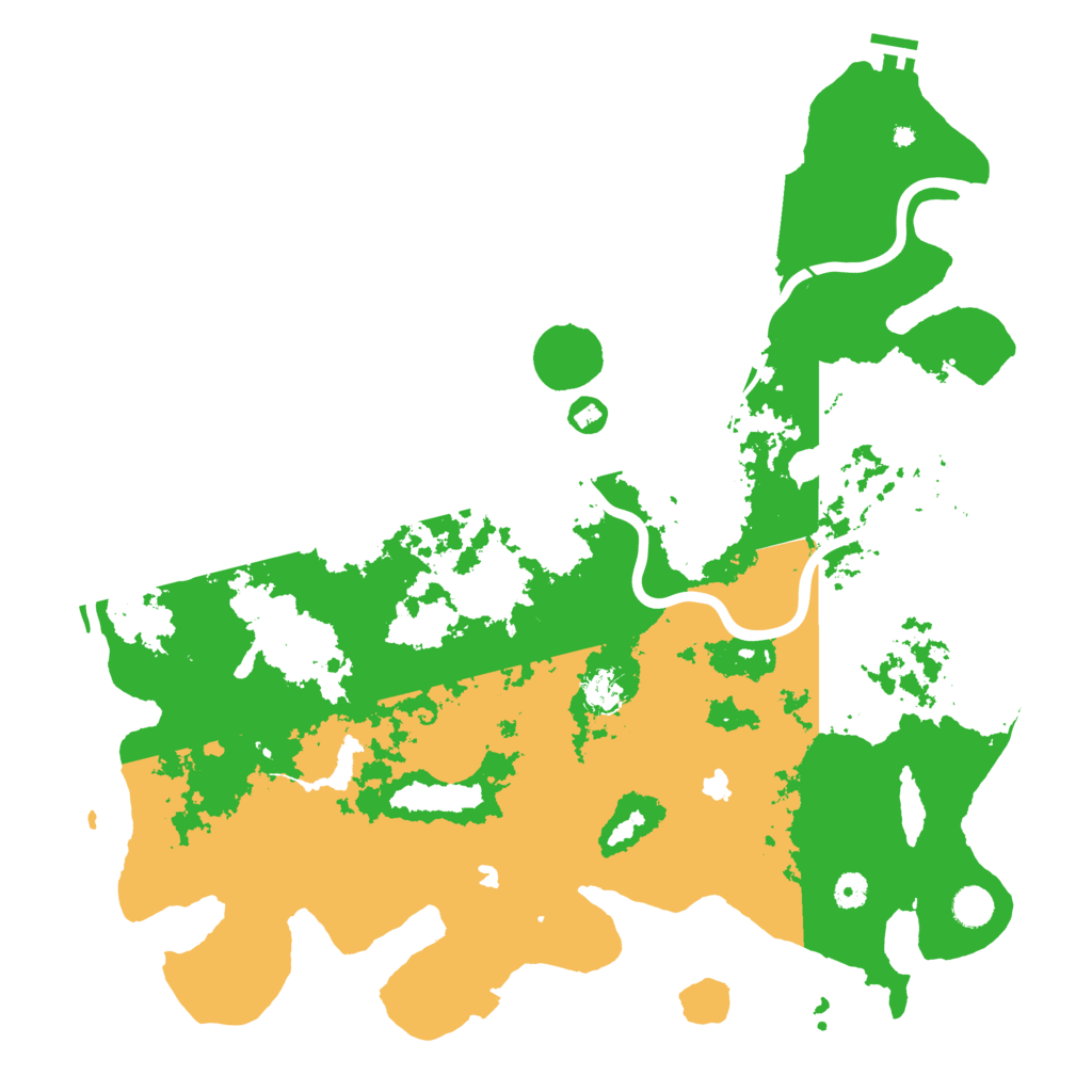 Biome Rust Map: Procedural Map, Size: 4666, Seed: 24031965