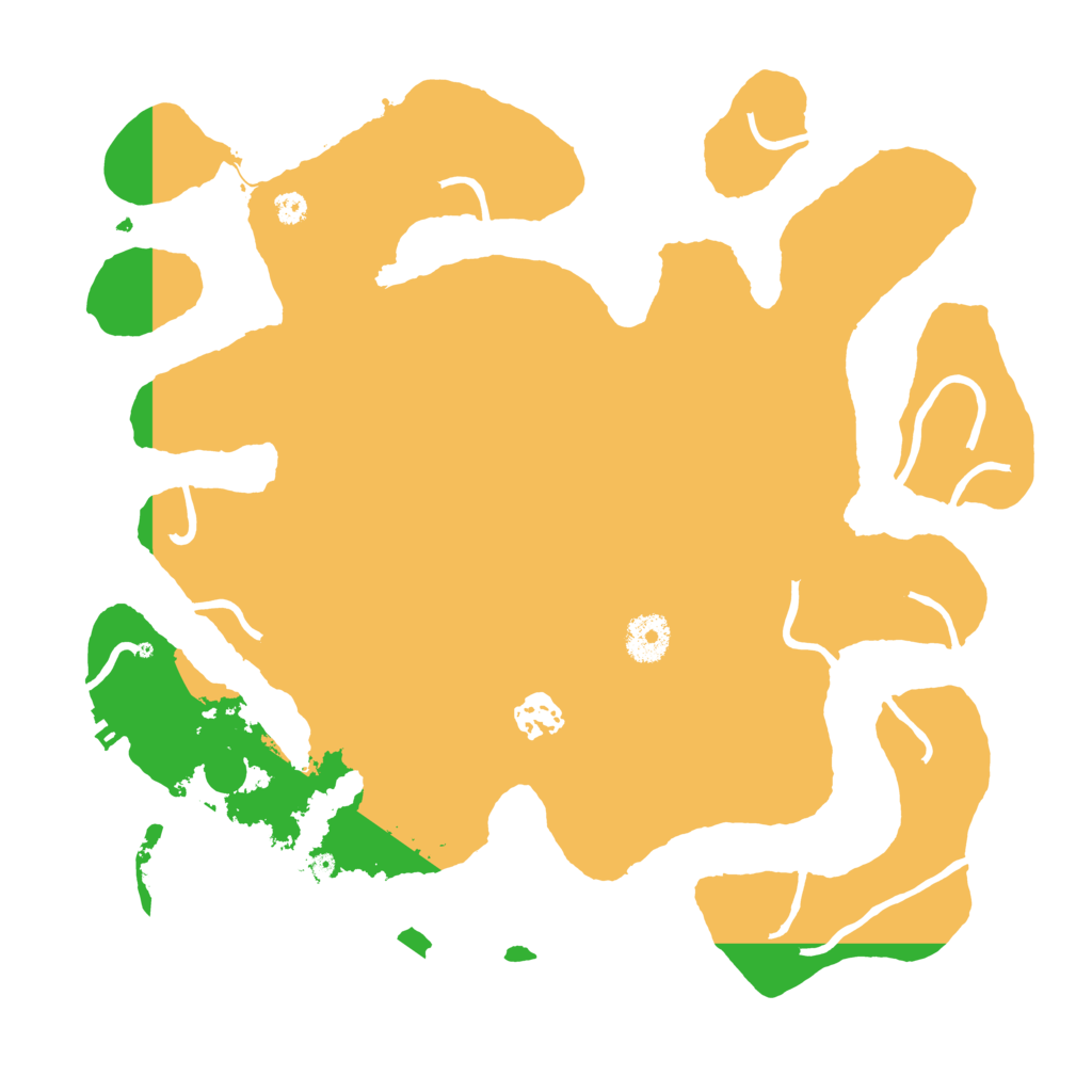 Biome Rust Map: Procedural Map, Size: 3500, Seed: 87049