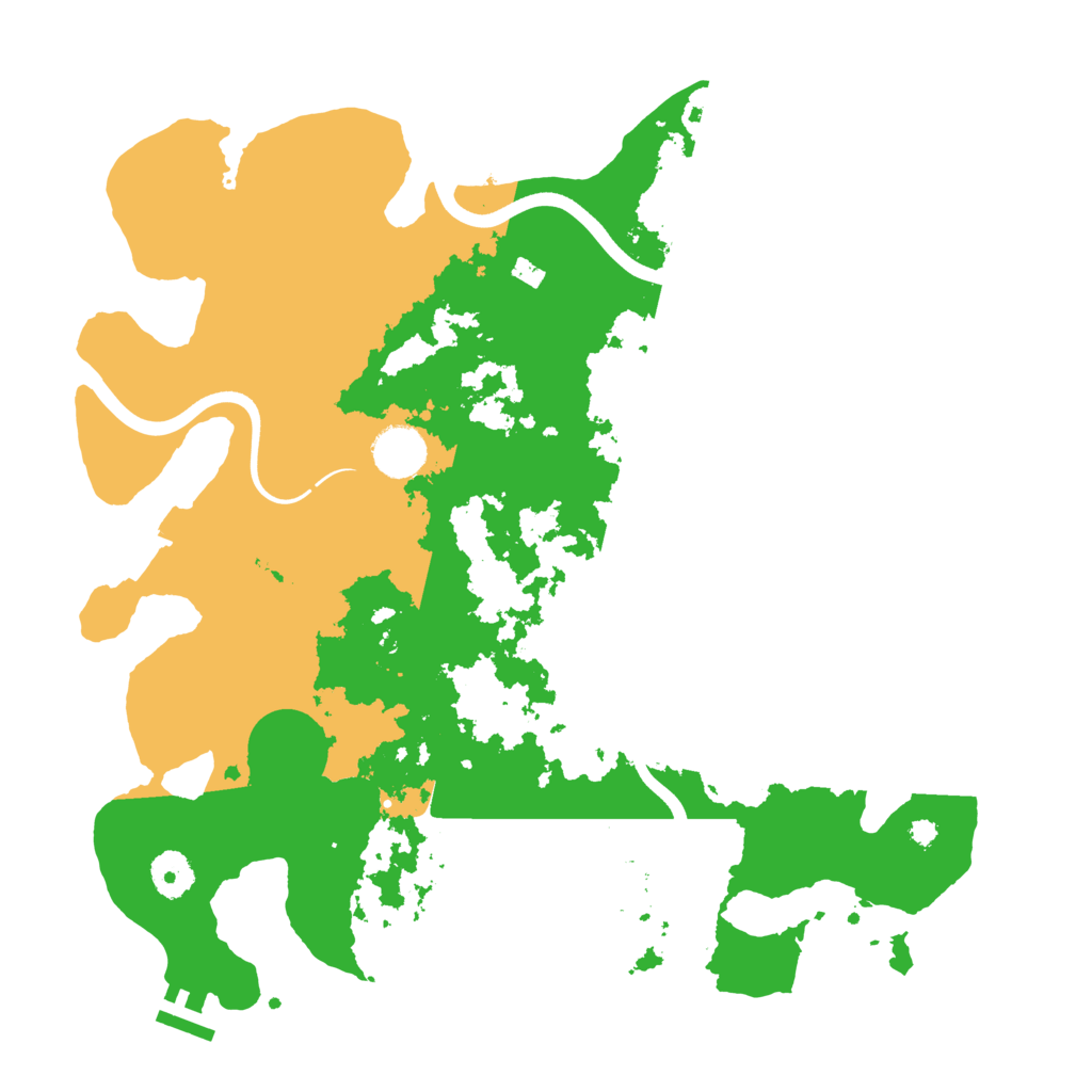 Biome Rust Map: Procedural Map, Size: 3700, Seed: 1024733190