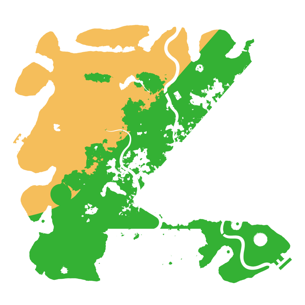 Biome Rust Map: Procedural Map, Size: 4000, Seed: 2040011259