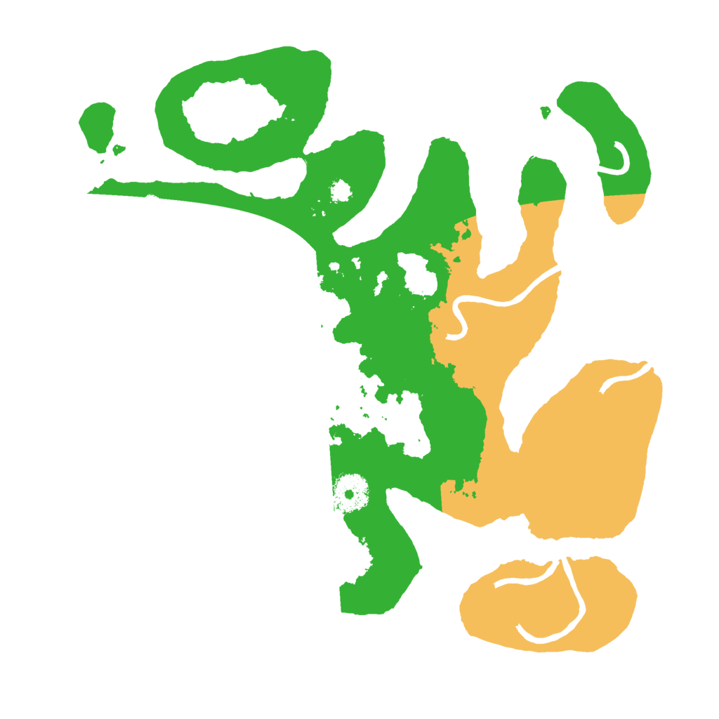 Biome Rust Map: Procedural Map, Size: 3000, Seed: 2093468515