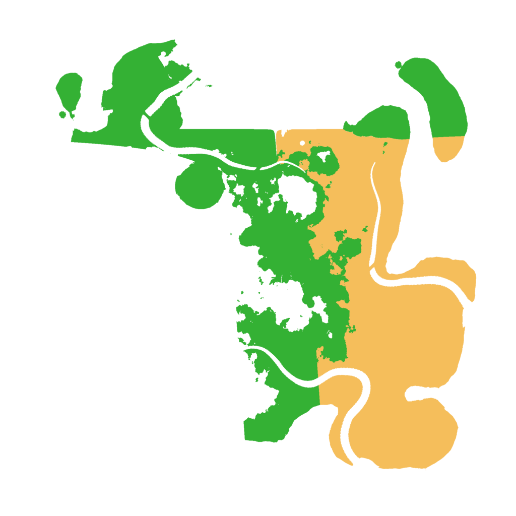 Biome Rust Map: Procedural Map, Size: 3000, Seed: 2093468515