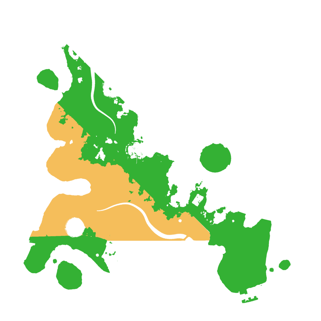 Biome Rust Map: Procedural Map, Size: 3000, Seed: 1710267357