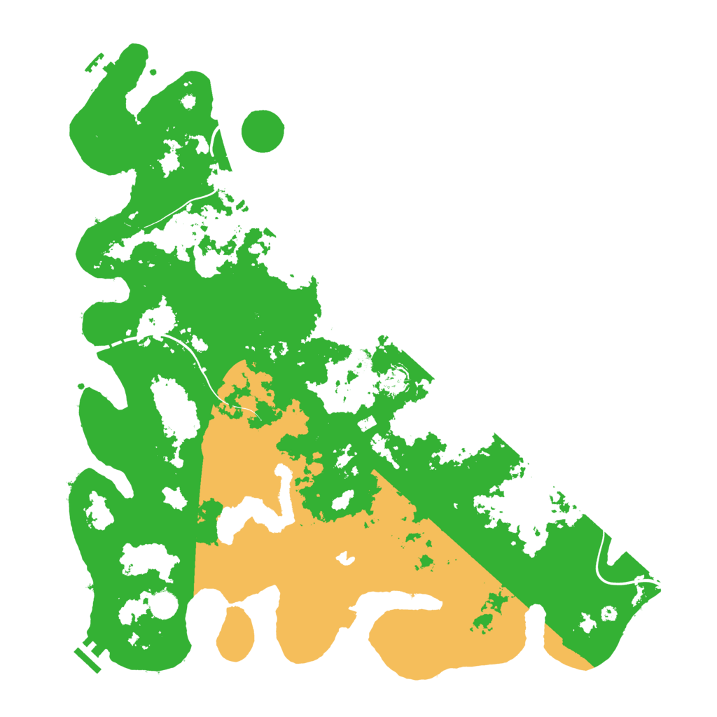 Biome Rust Map: Procedural Map, Size: 4500, Seed: 5284180