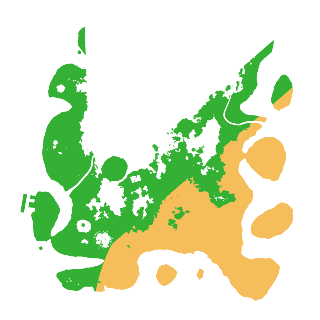 Biome Rust Map: Procedural Map, Size: 3500, Seed: 2090761474