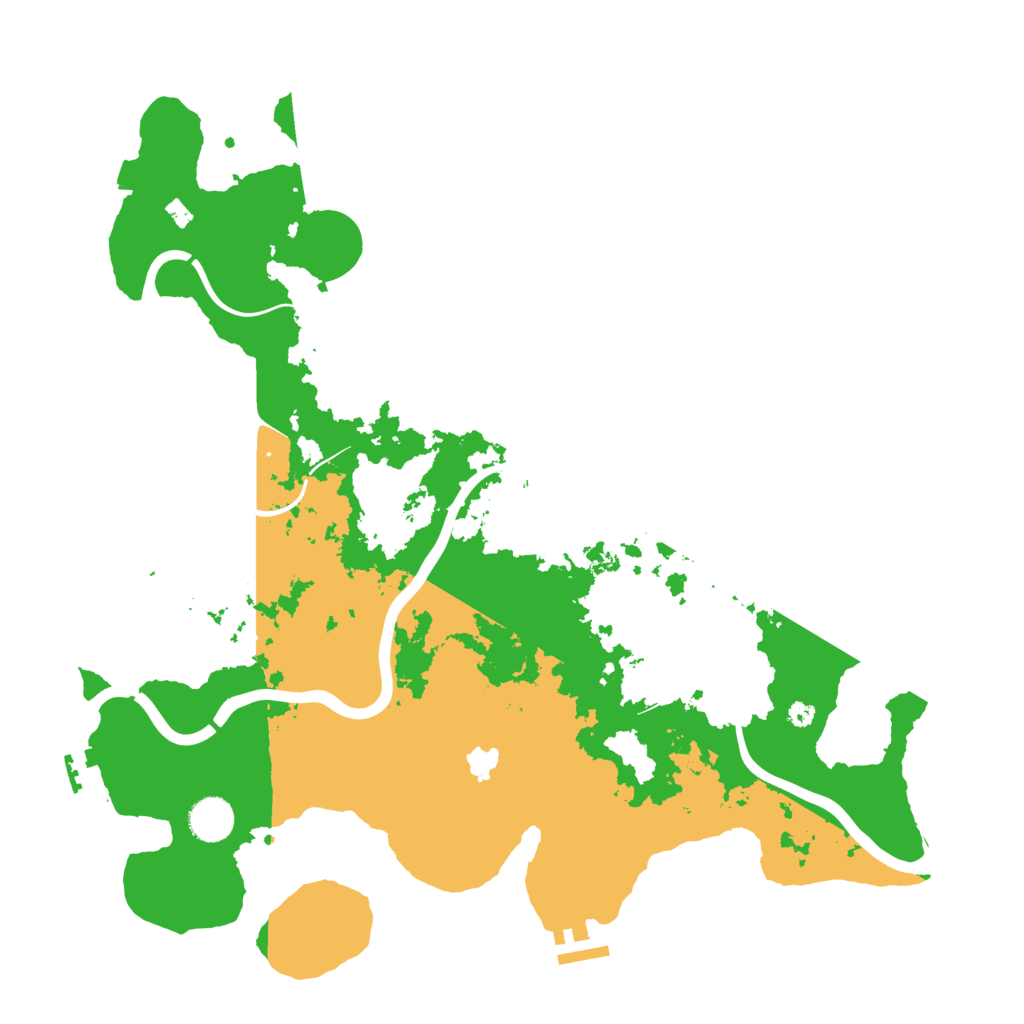 Biome Rust Map: Procedural Map, Size: 4000, Seed: 5863