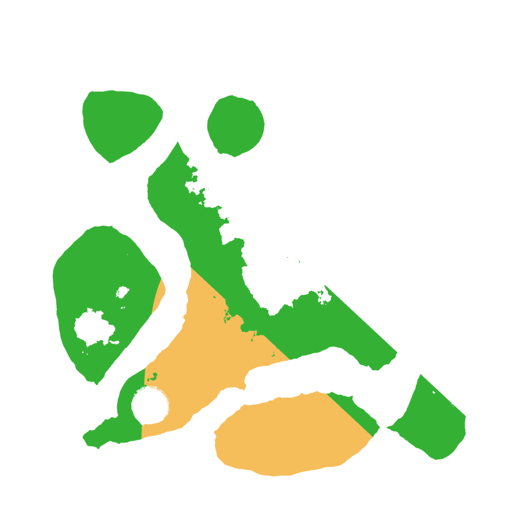 Biome Rust Map: Barren, Size: 2500, Seed: 194662