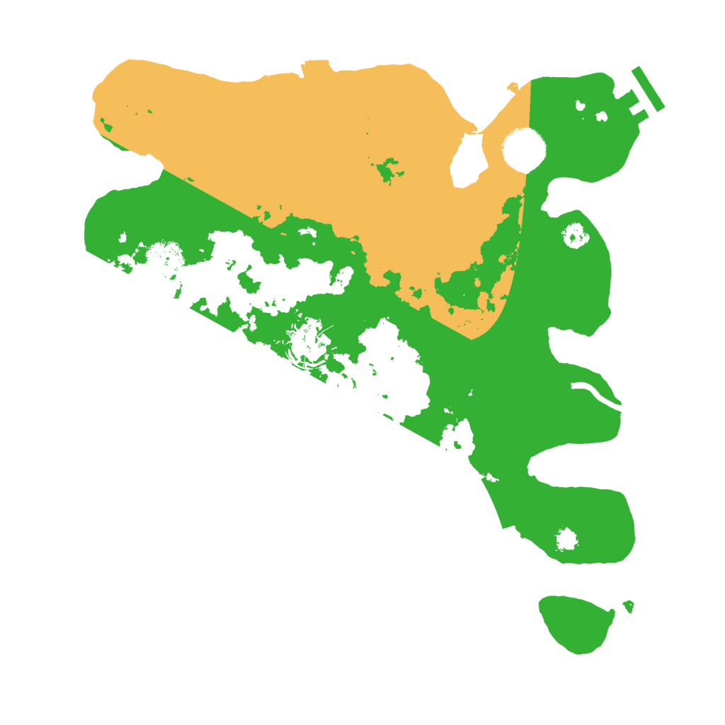 Biome Rust Map: Procedural Map, Size: 3000, Seed: 39284