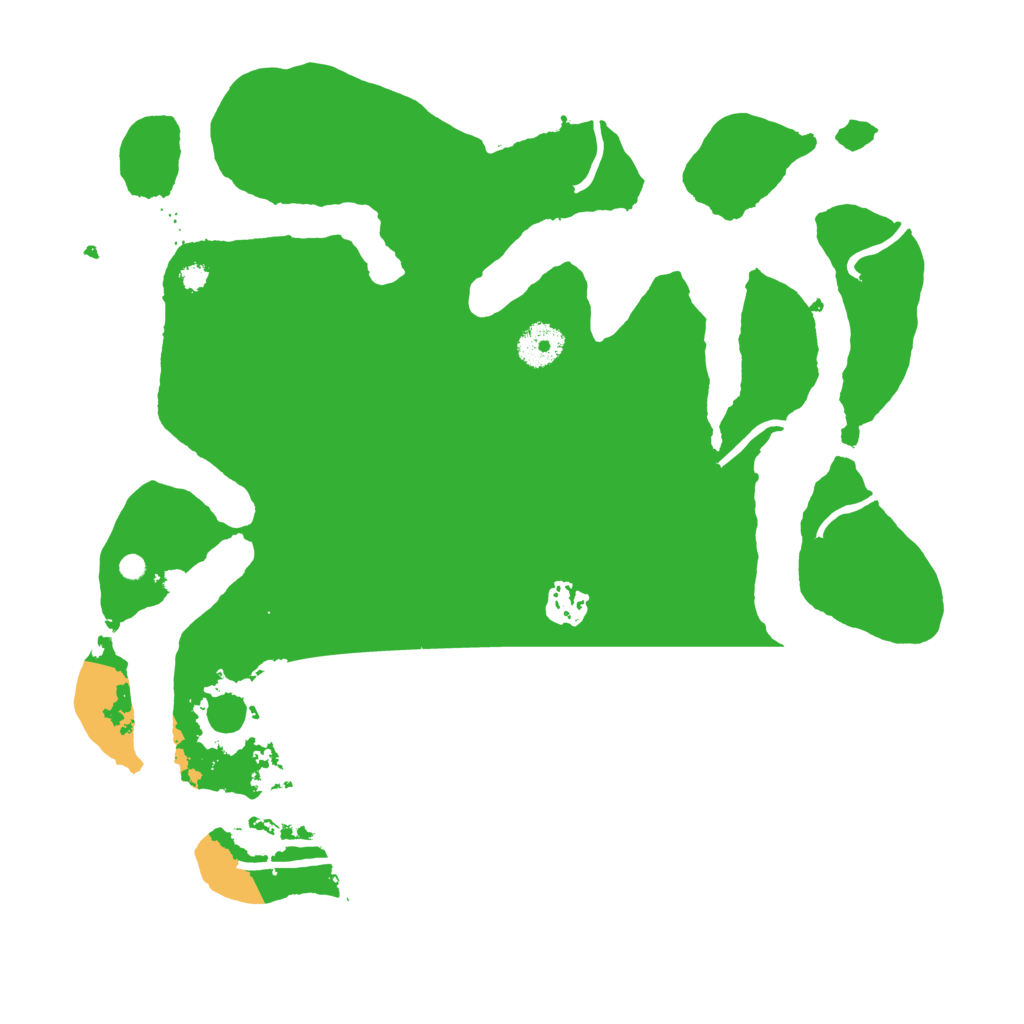 Biome Rust Map: Procedural Map, Size: 3500, Seed: 1137392636