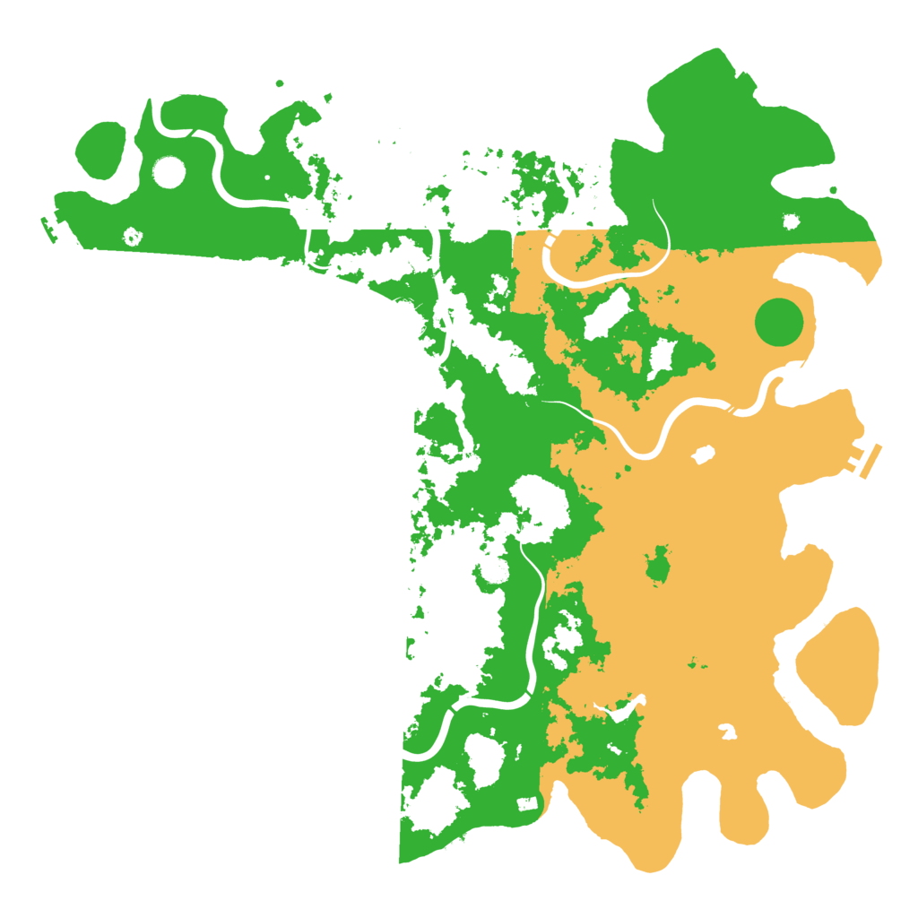 Biome Rust Map: Procedural Map, Size: 5000, Seed: 67231
