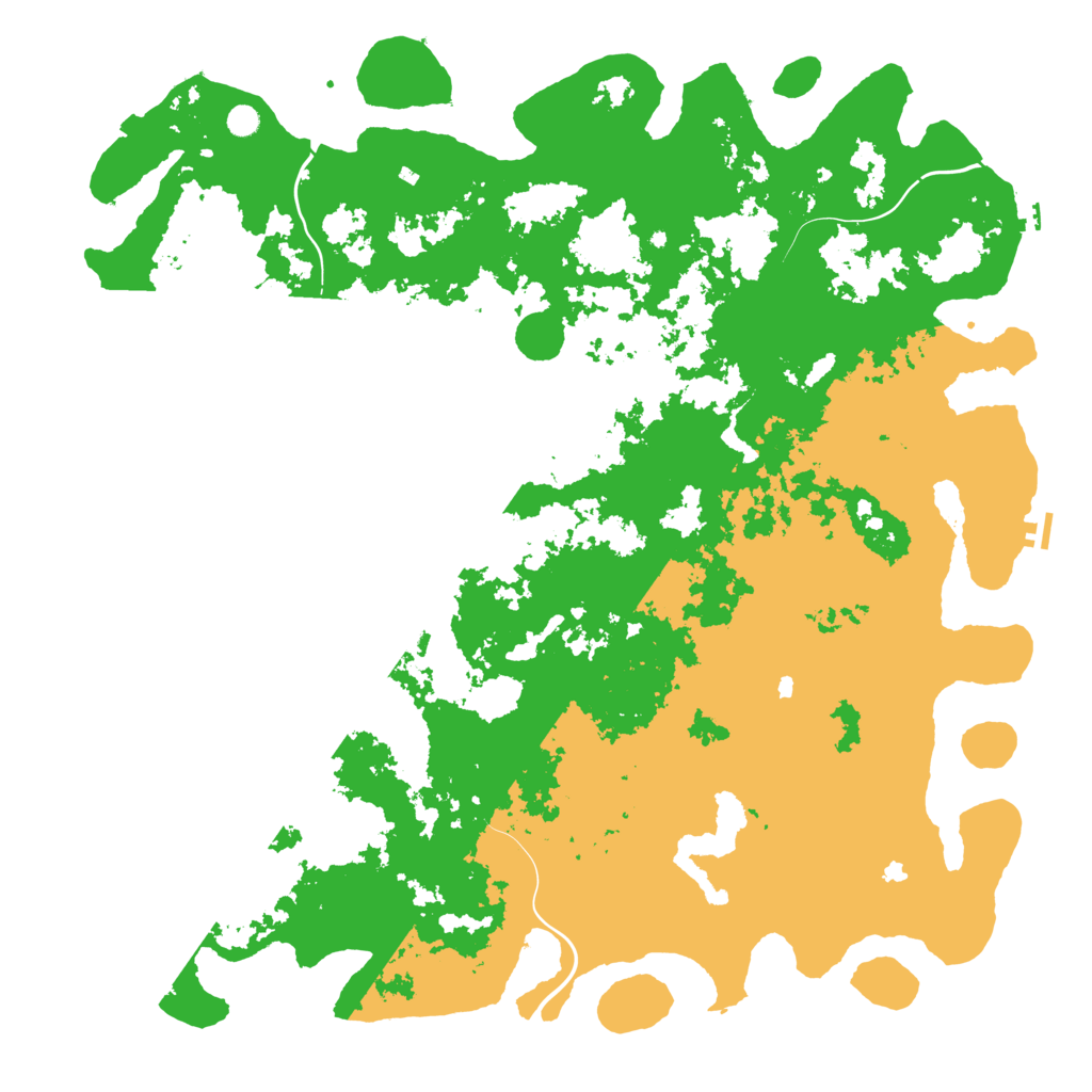 Biome Rust Map: Procedural Map, Size: 6000, Seed: 473891