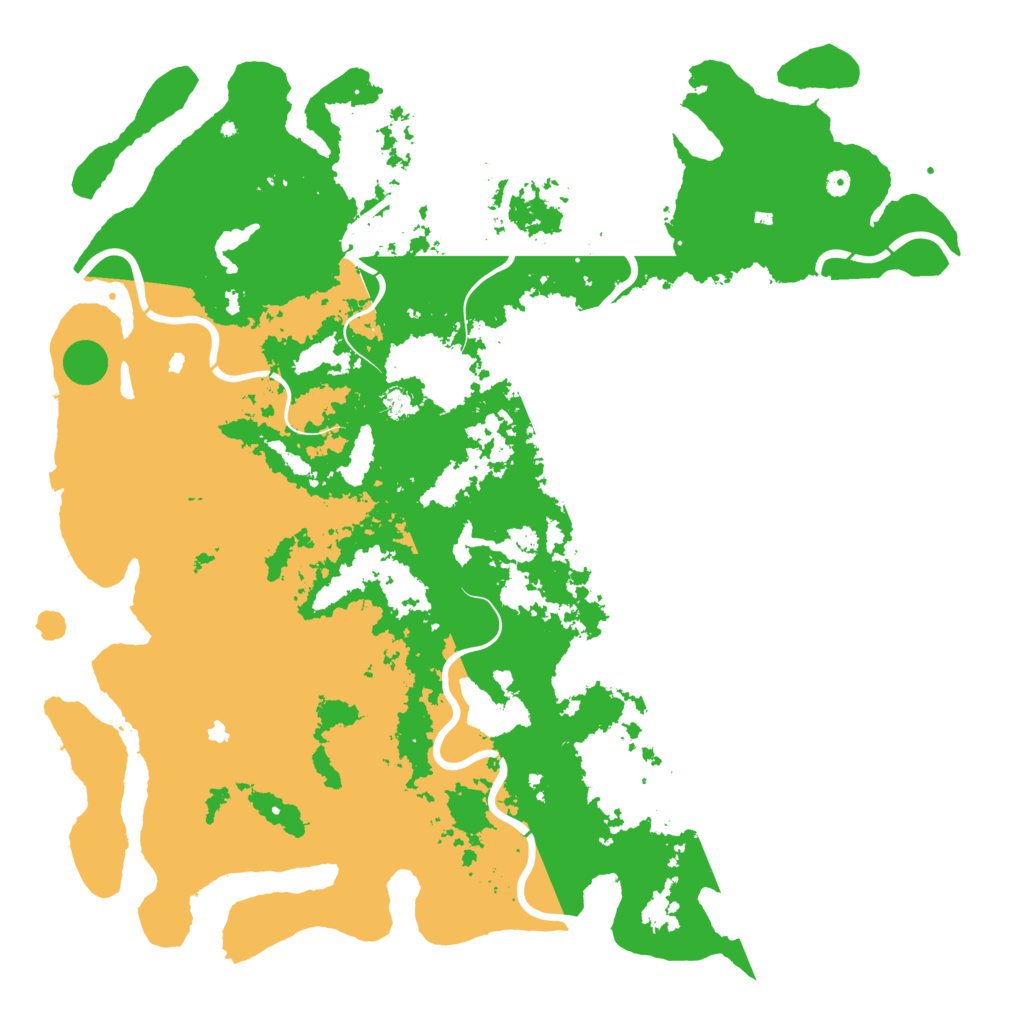 Biome Rust Map: Procedural Map, Size: 6000, Seed: 21774860