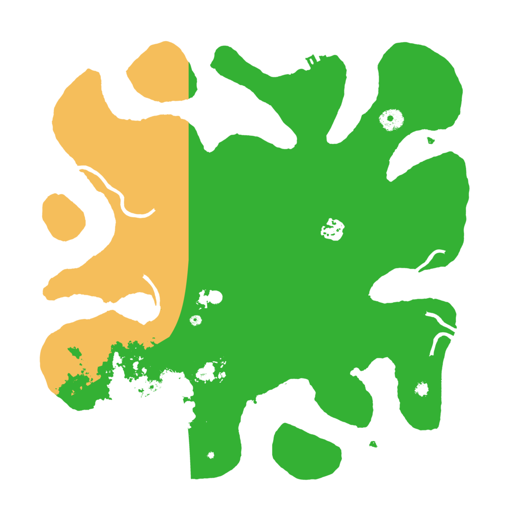 Biome Rust Map: Procedural Map, Size: 3500, Seed: 2075390743