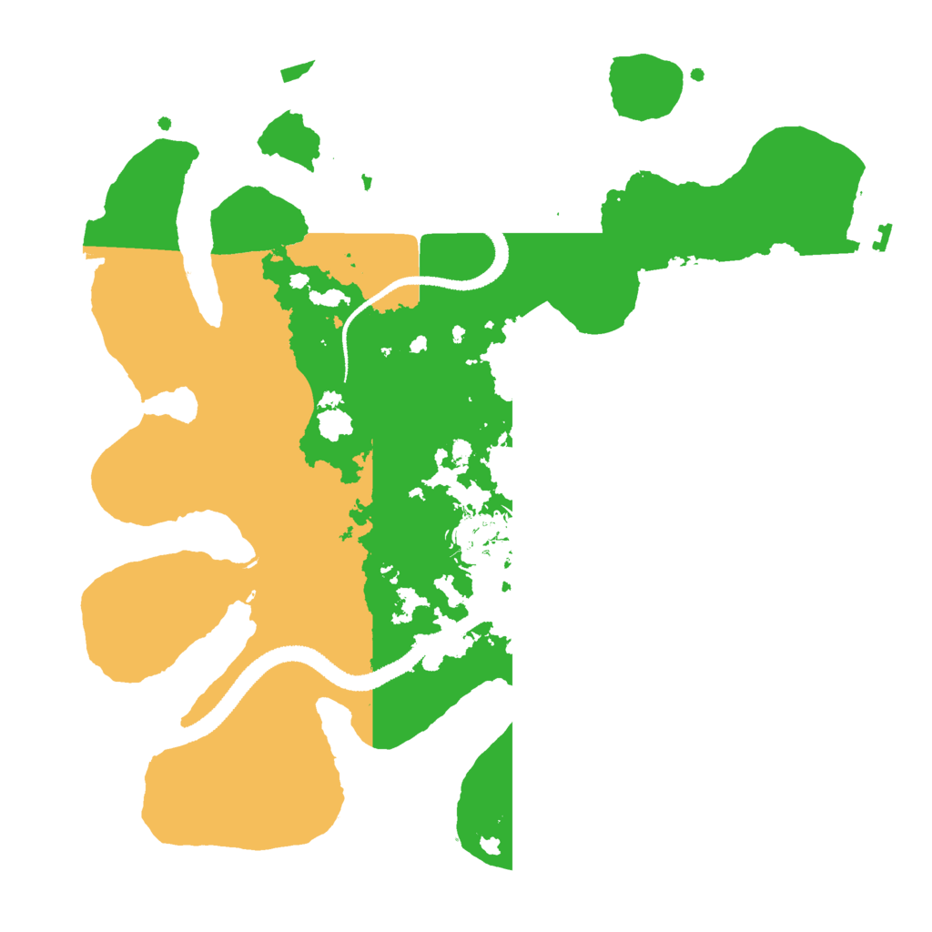 Biome Rust Map: Procedural Map, Size: 2800, Seed: 2123753446