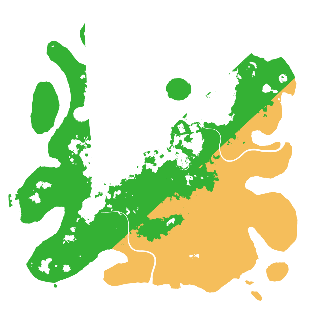 Biome Rust Map: Procedural Map, Size: 3800, Seed: 941350161