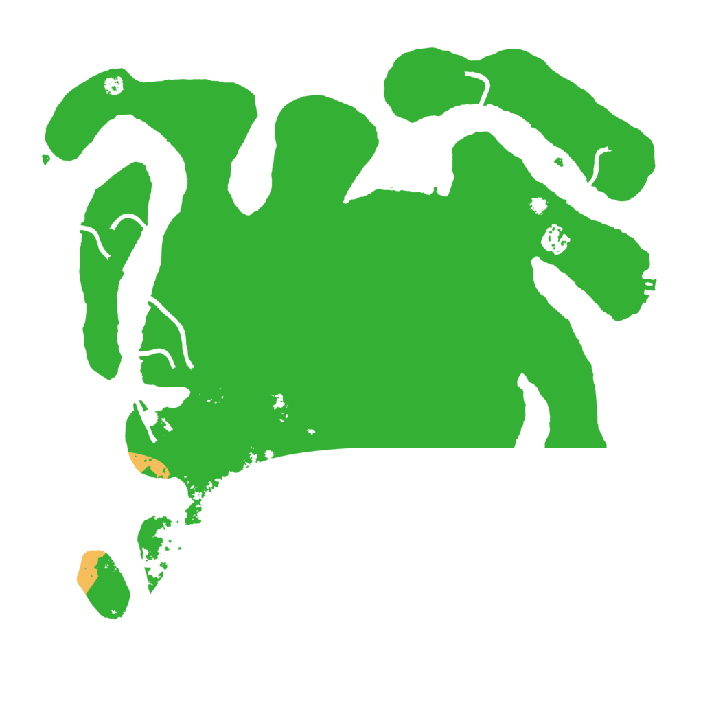 Biome Rust Map: Procedural Map, Size: 3800, Seed: 8744