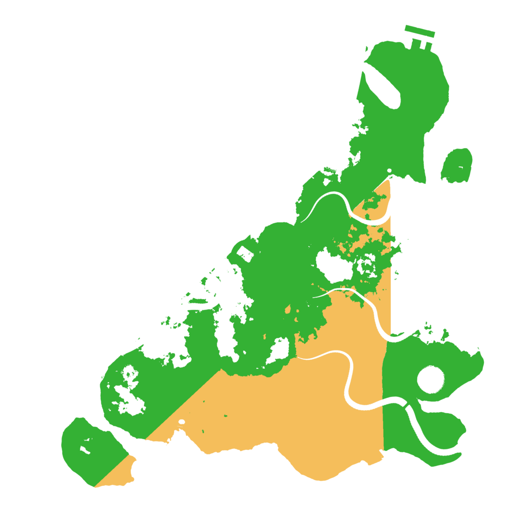 Biome Rust Map: Procedural Map, Size: 3500, Seed: 1373644073