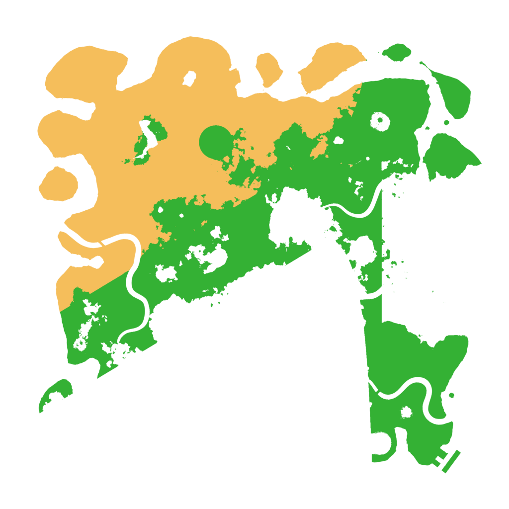 Biome Rust Map: Procedural Map, Size: 4000, Seed: 5669