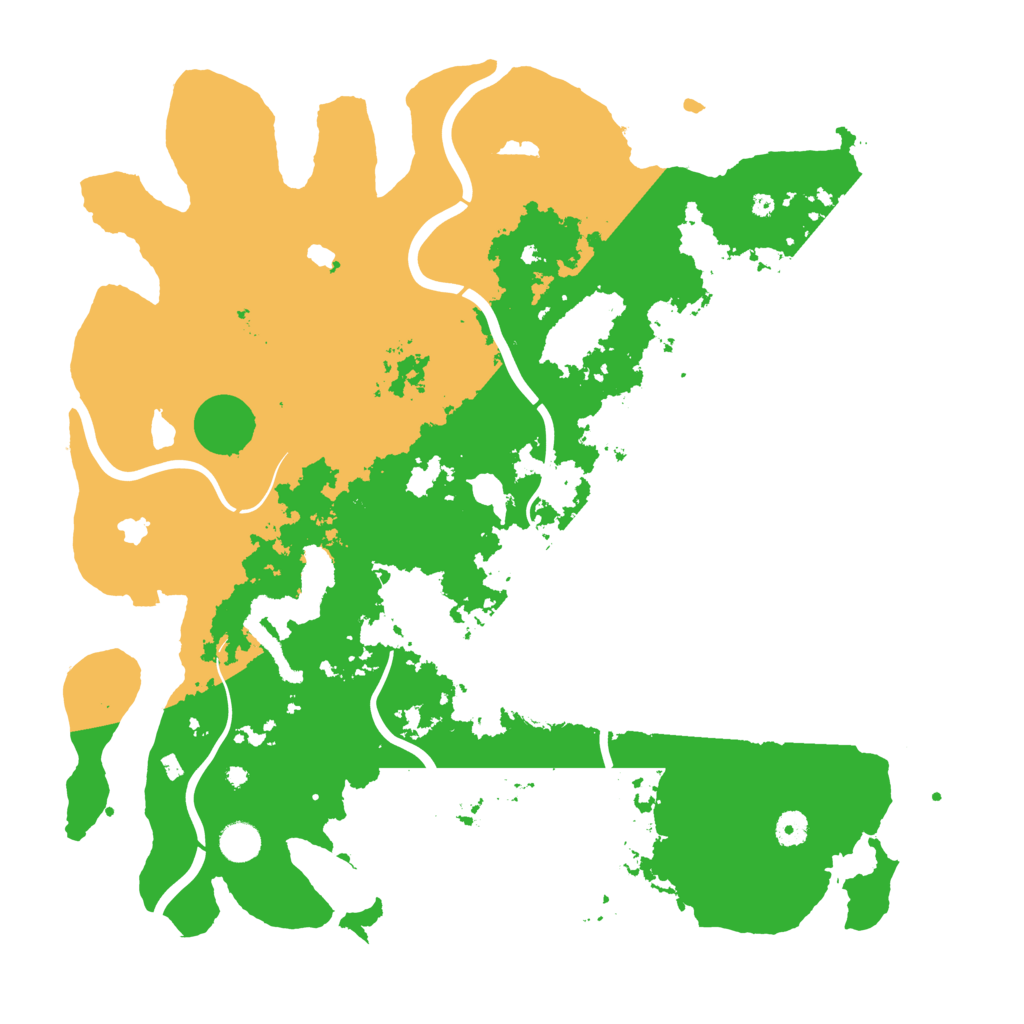 Biome Rust Map: Procedural Map, Size: 4500, Seed: 1647247540