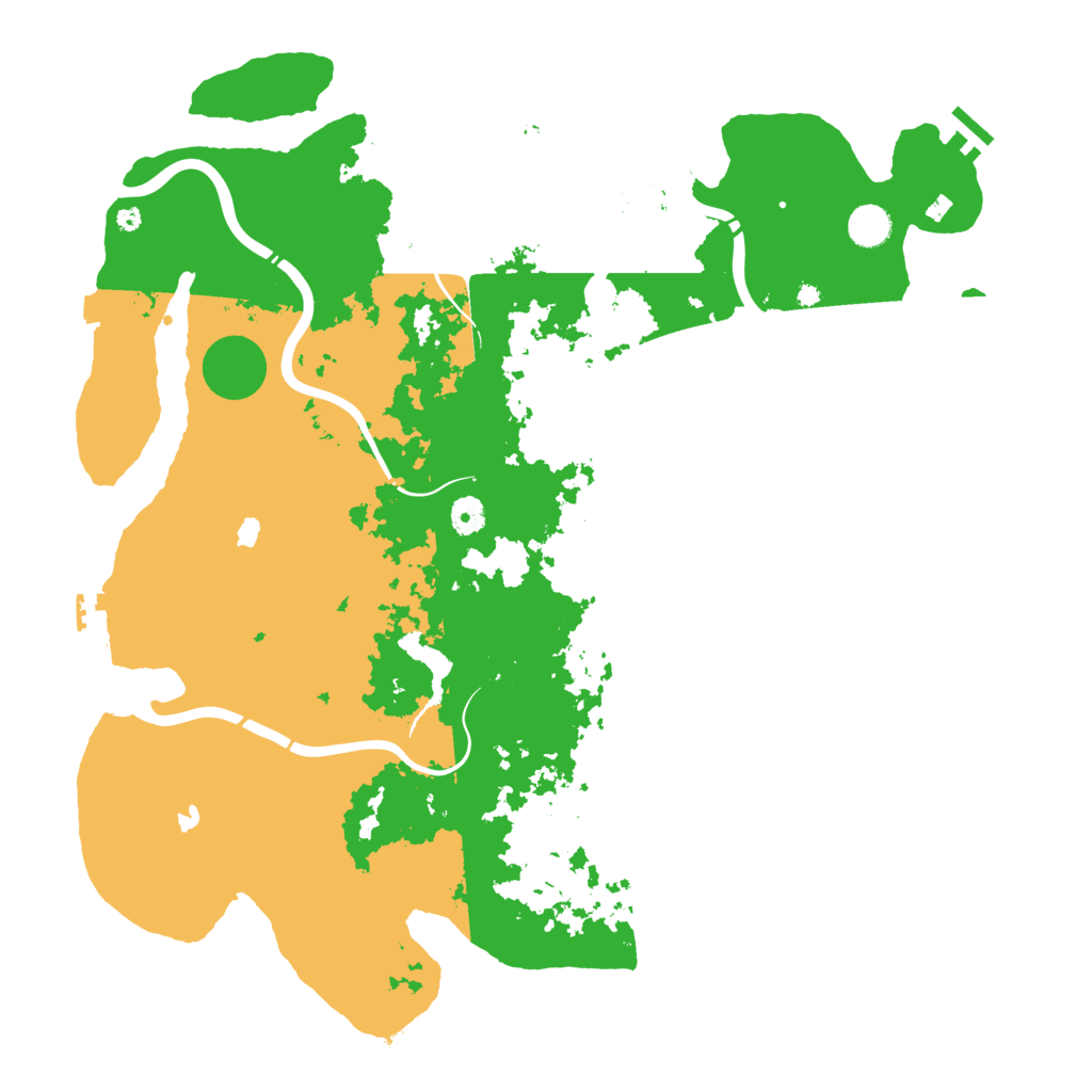 Biome Rust Map: Procedural Map, Size: 4500, Seed: 473559315