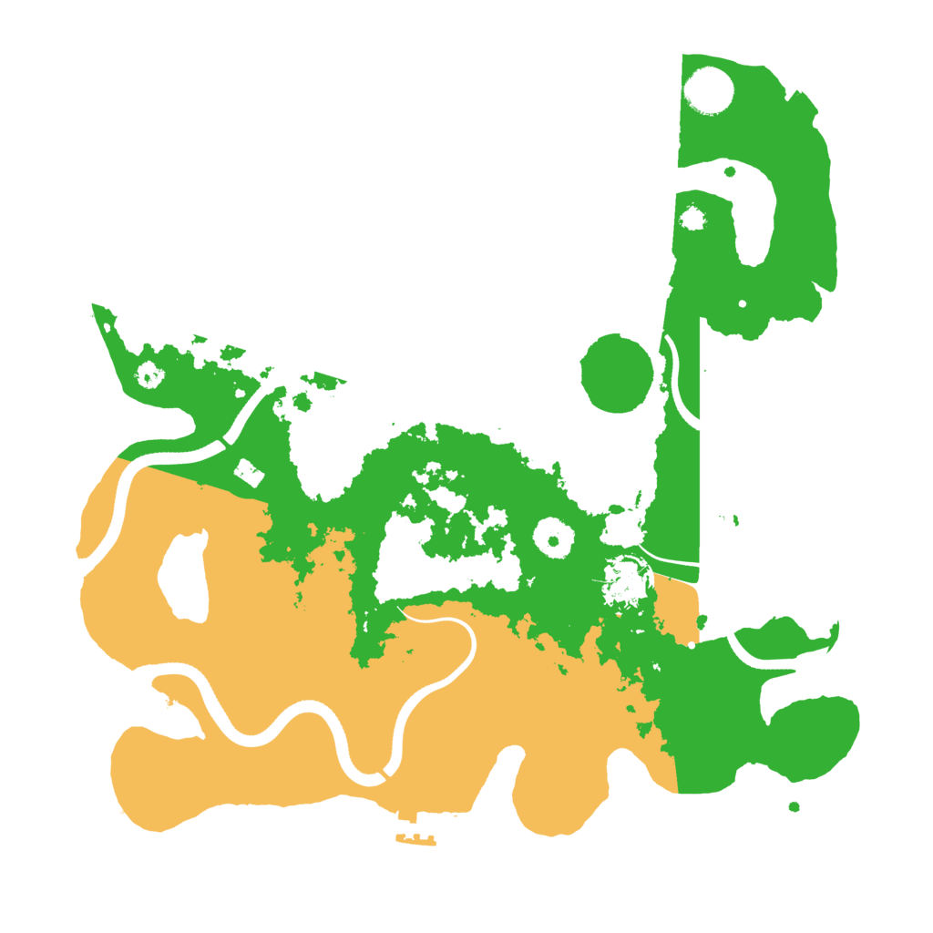 Biome Rust Map: Procedural Map, Size: 3500, Seed: 647472