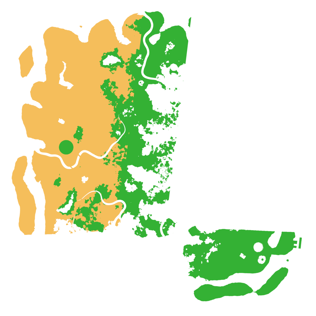 Biome Rust Map: Procedural Map, Size: 5800, Seed: 121883213