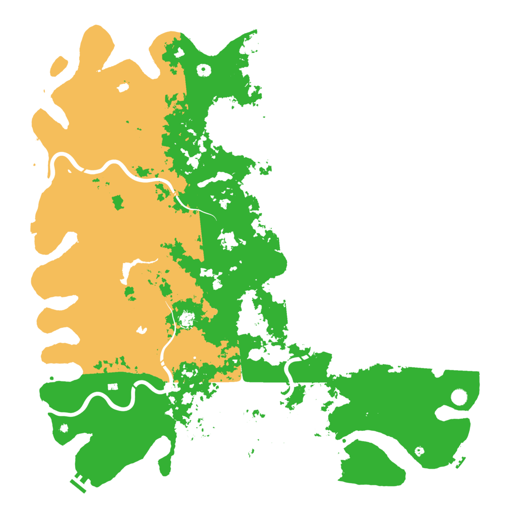 Biome Rust Map: Procedural Map, Size: 5500, Seed: 2114420129