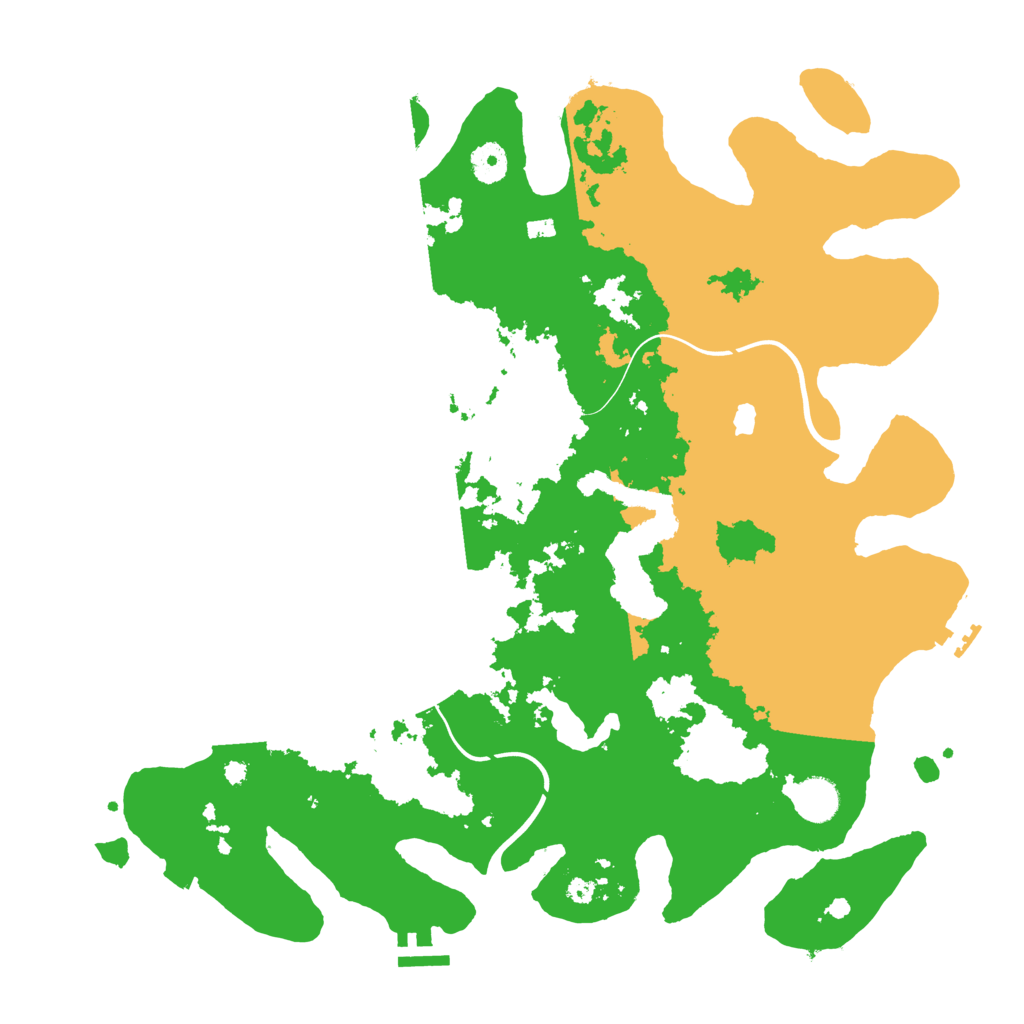 Biome Rust Map: Procedural Map, Size: 4000, Seed: 342325