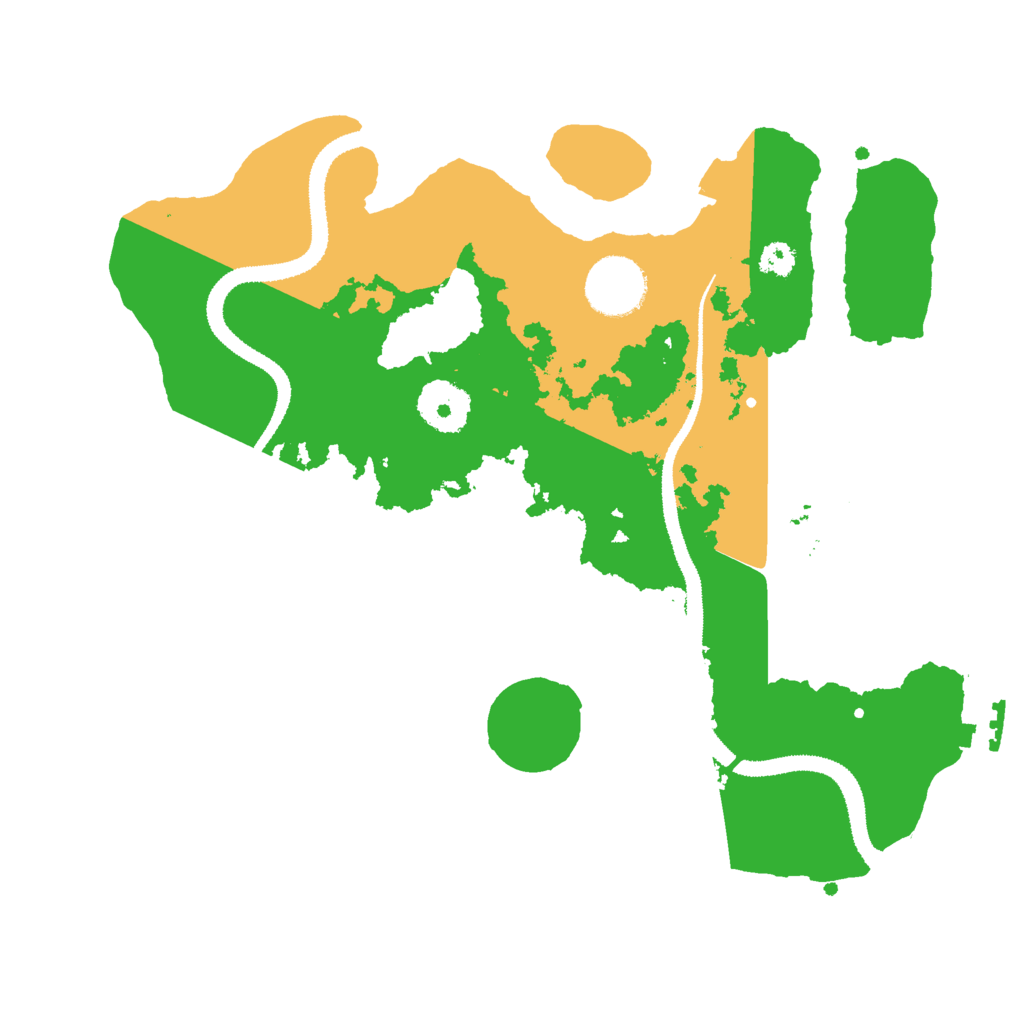 Biome Rust Map: Procedural Map, Size: 3000, Seed: 320201