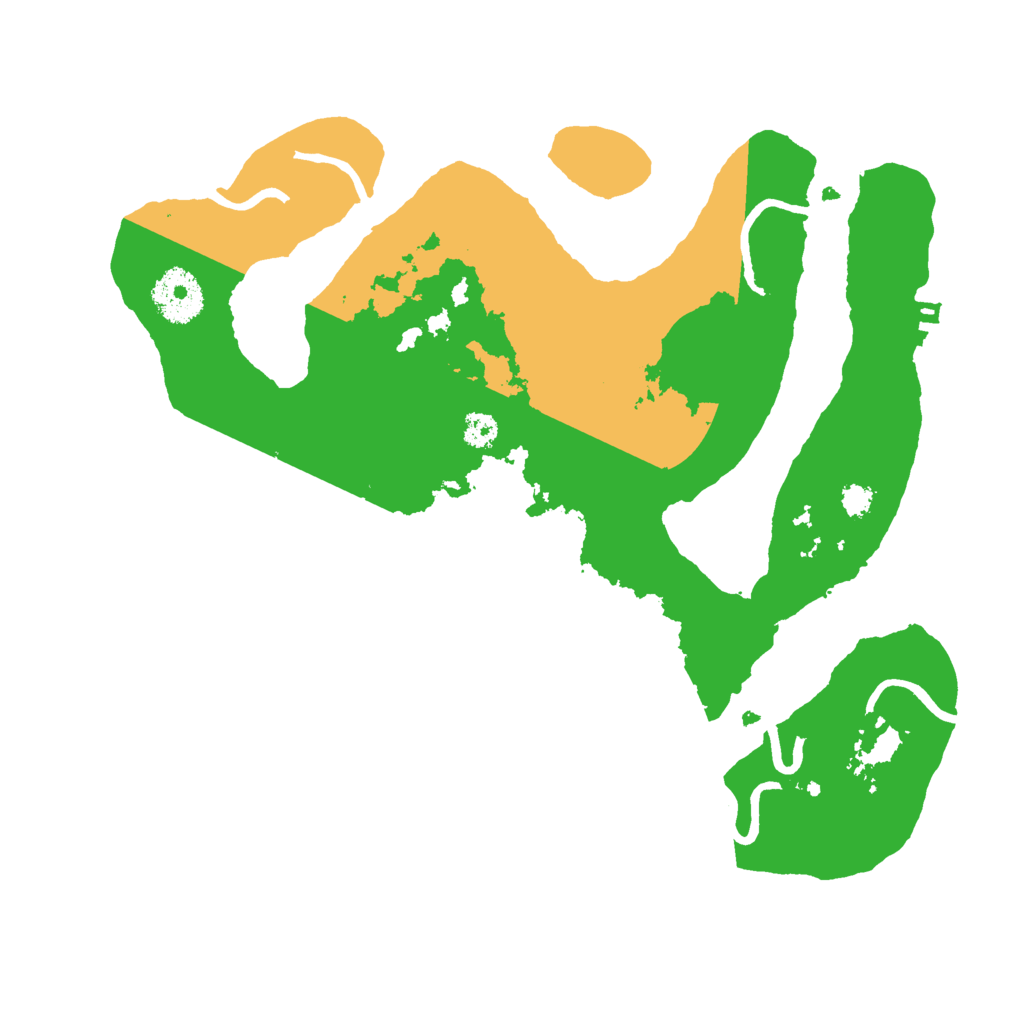 Biome Rust Map: Procedural Map, Size: 3000, Seed: 320201