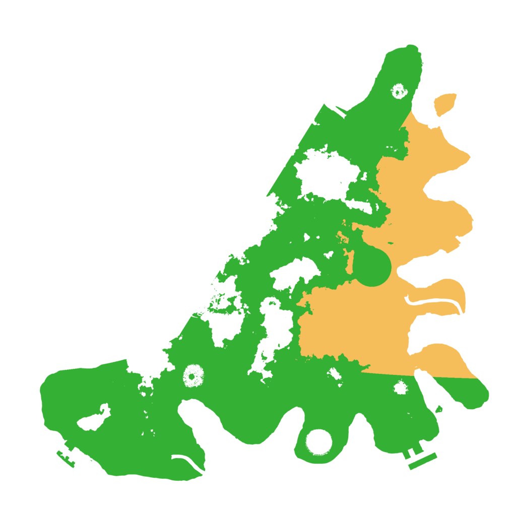 Biome Rust Map: Procedural Map, Size: 3500, Seed: 6080608