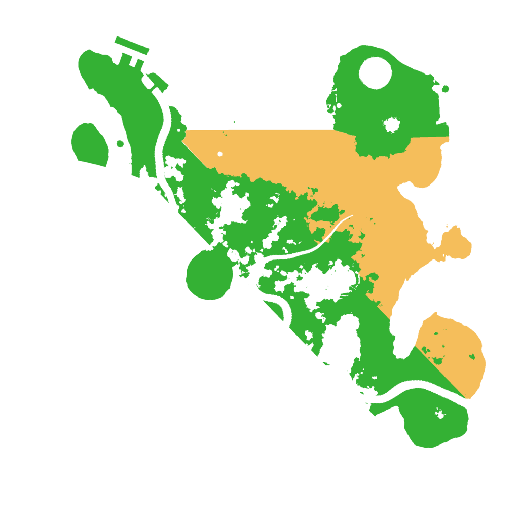 Biome Rust Map: Procedural Map, Size: 3000, Seed: 1048110892