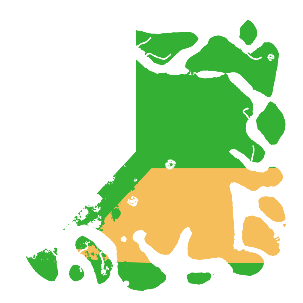 Biome Rust Map: Procedural Map, Size: 4500, Seed: 710420710