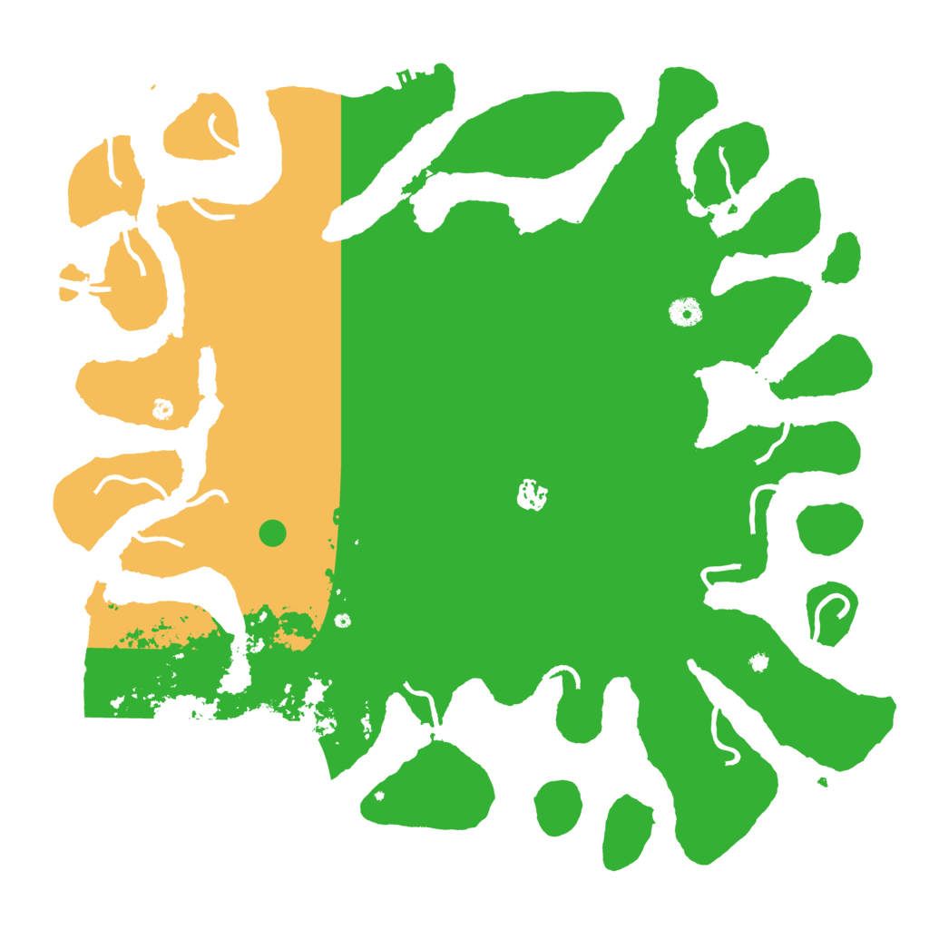 Biome Rust Map: Procedural Map, Size: 4500, Seed: 43786234