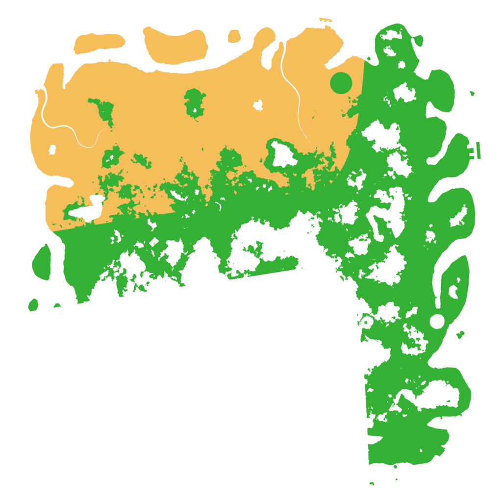 Biome Rust Map: Procedural Map, Size: 6000, Seed: 774867