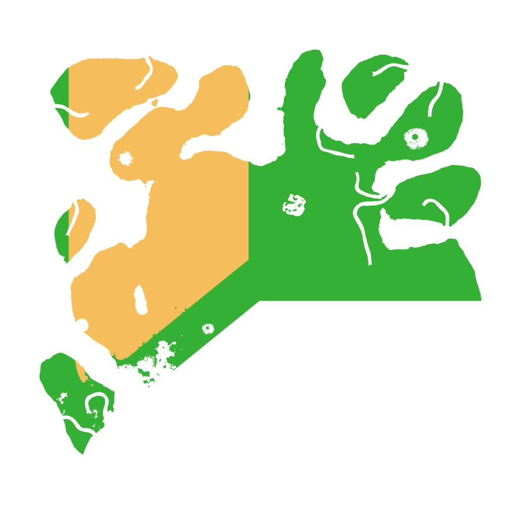 Biome Rust Map: Procedural Map, Size: 3500, Seed: 3258