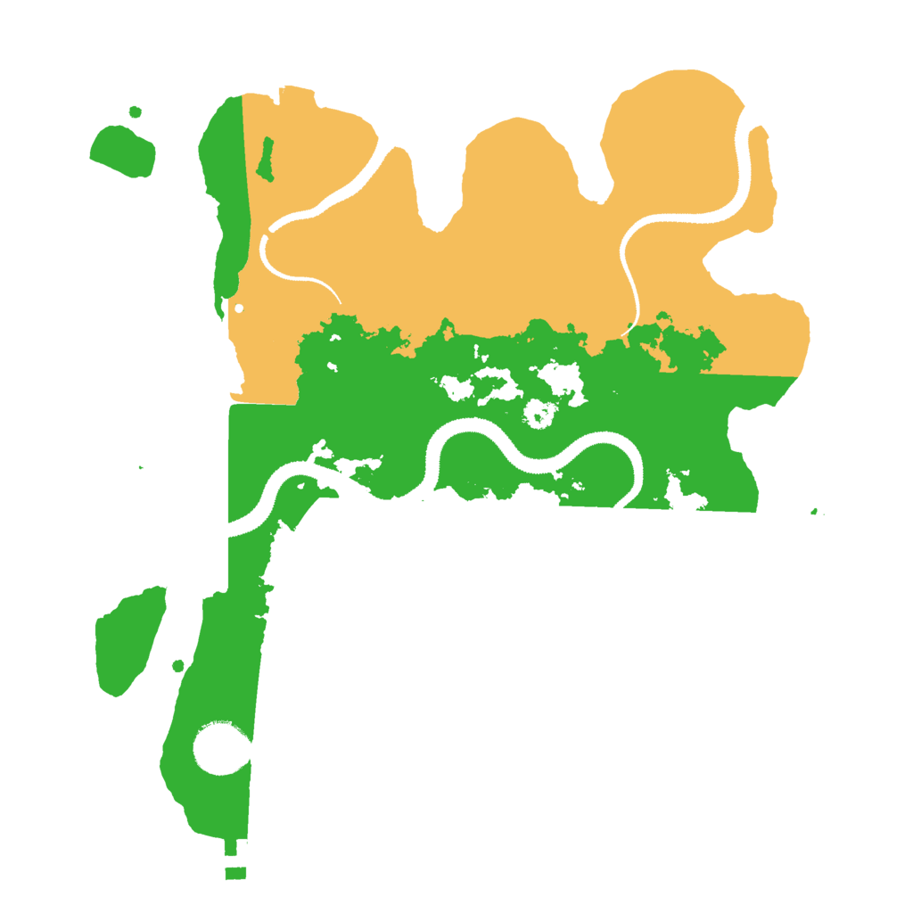 Biome Rust Map: Procedural Map, Size: 3000, Seed: 1288610600