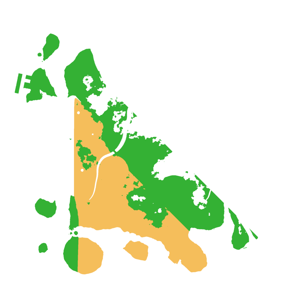 Biome Rust Map: Procedural Map, Size: 3000, Seed: 587311
