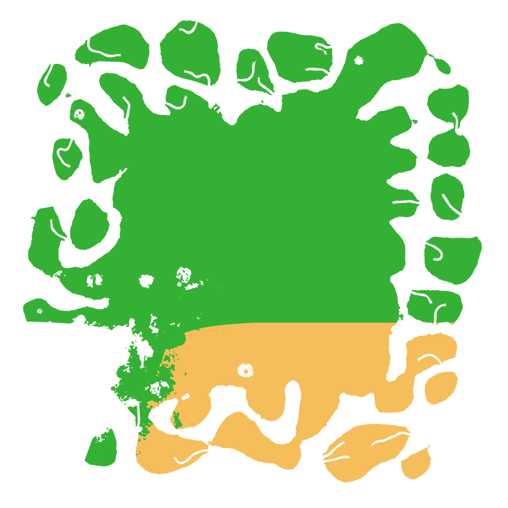 Biome Rust Map: Procedural Map, Size: 5000, Seed: 43168