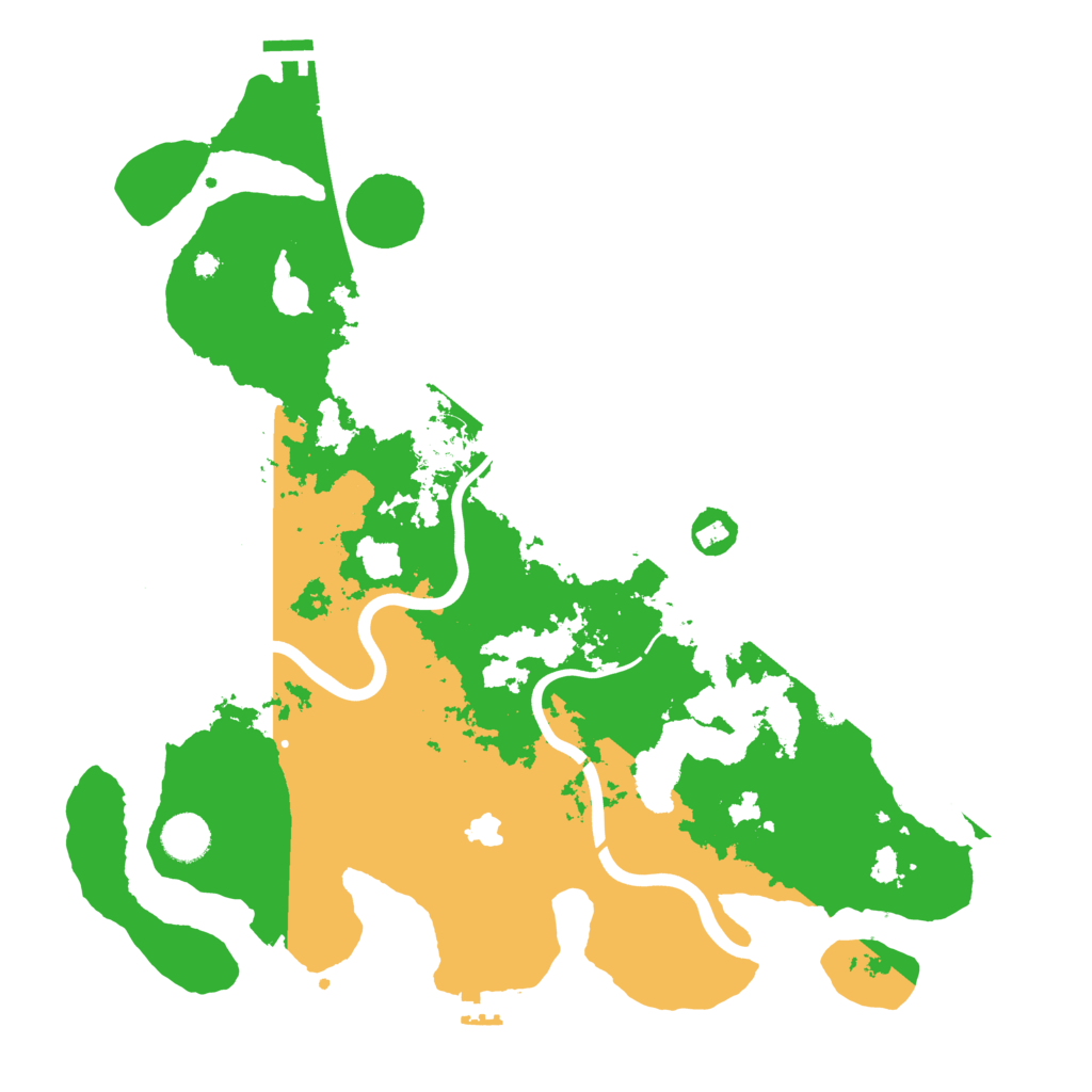 Biome Rust Map: Procedural Map, Size: 4000, Seed: 249277606