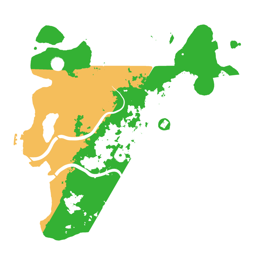 Biome Rust Map: Procedural Map, Size: 3500, Seed: 901094