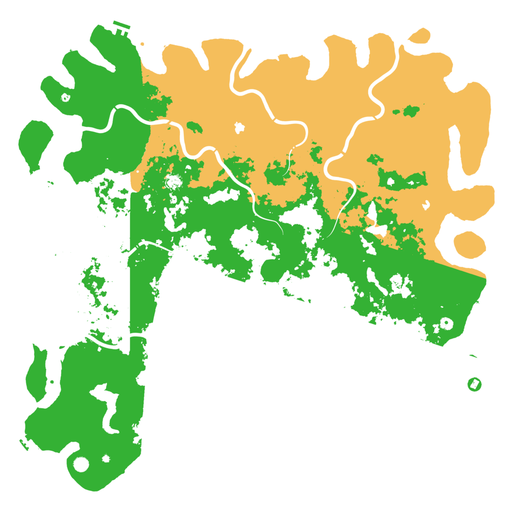 Biome Rust Map: Procedural Map, Size: 6000, Seed: 912987276