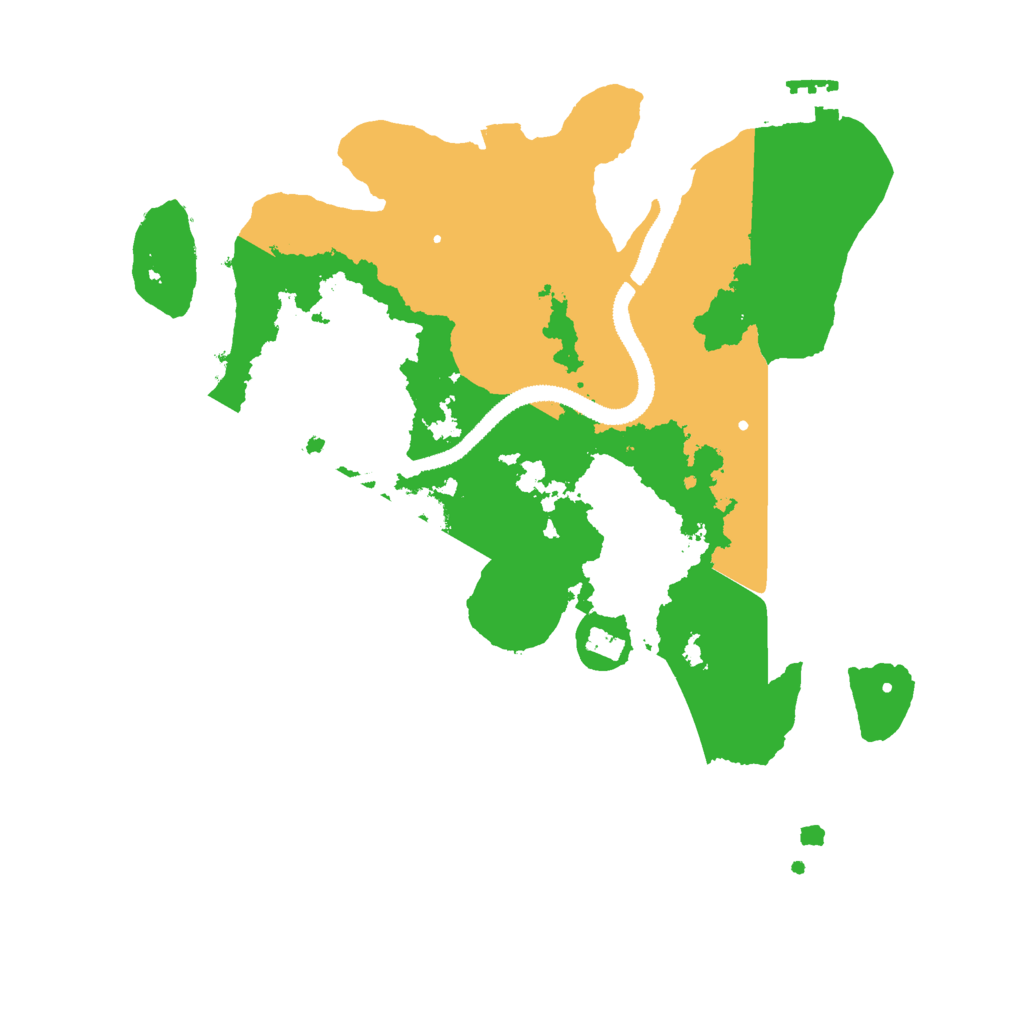 Biome Rust Map: Procedural Map, Size: 3000, Seed: 8008569
