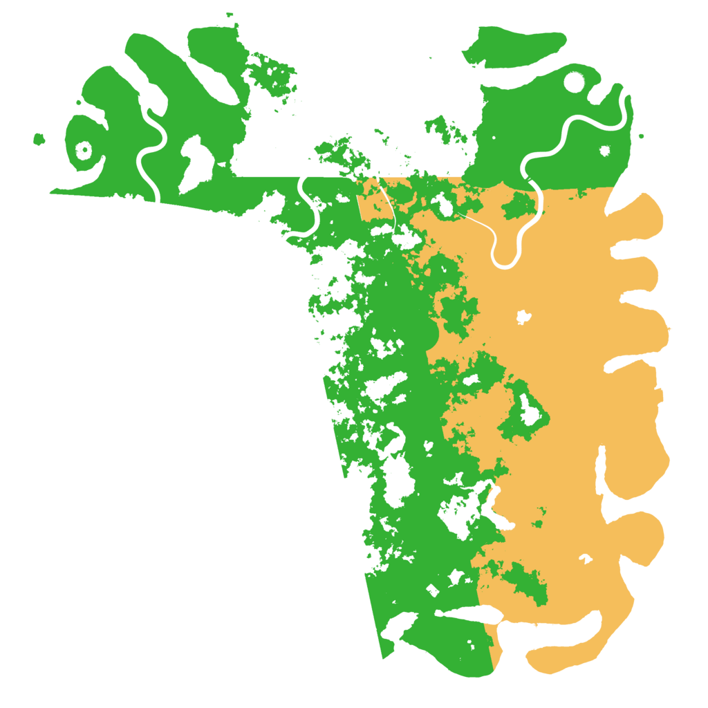 Biome Rust Map: Procedural Map, Size: 6000, Seed: 947419377