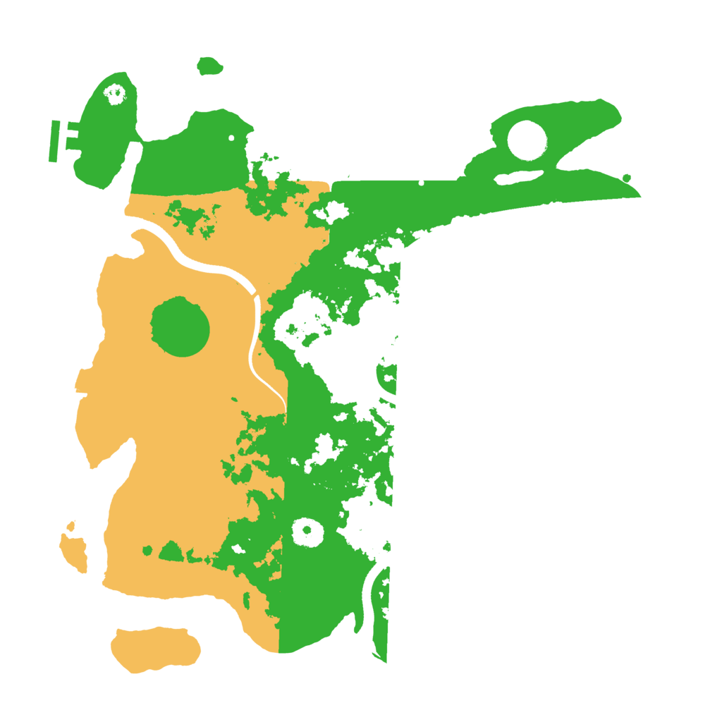 Biome Rust Map: Procedural Map, Size: 3500, Seed: 967742