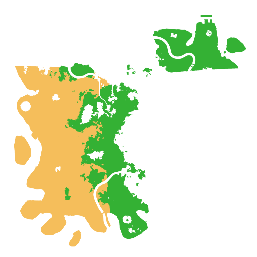 Biome Rust Map: Procedural Map, Size: 4500, Seed: 22622342