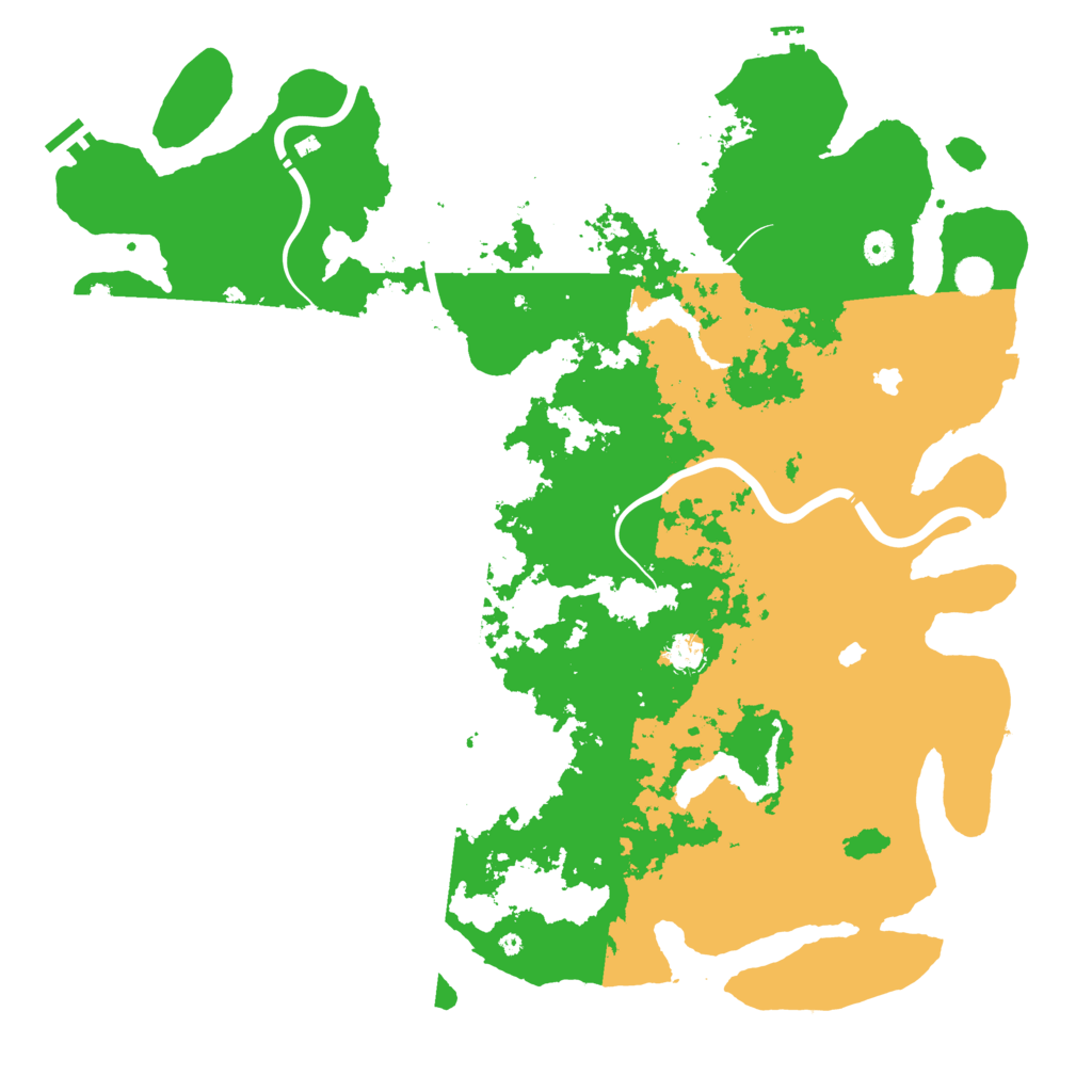 Biome Rust Map: Procedural Map, Size: 5000, Seed: 20771660