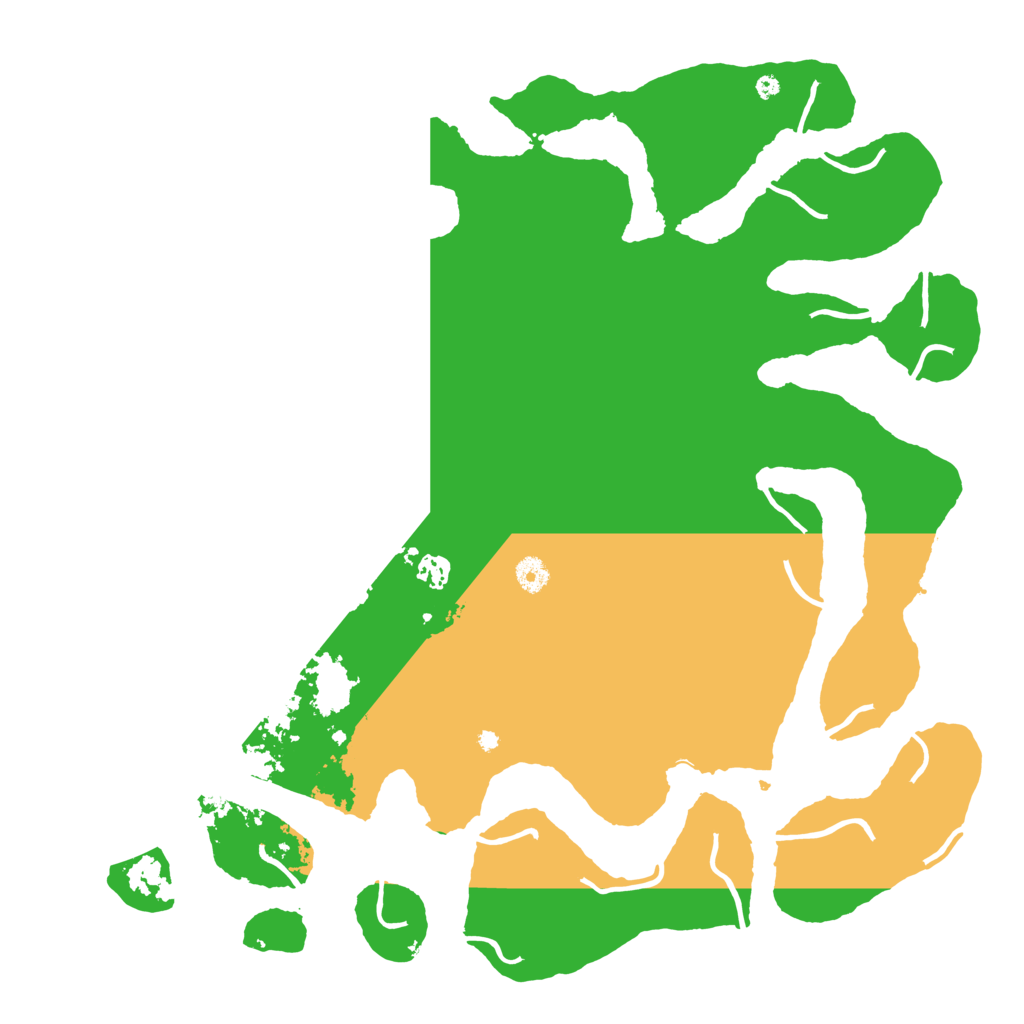 Biome Rust Map: Procedural Map, Size: 4500, Seed: 590007