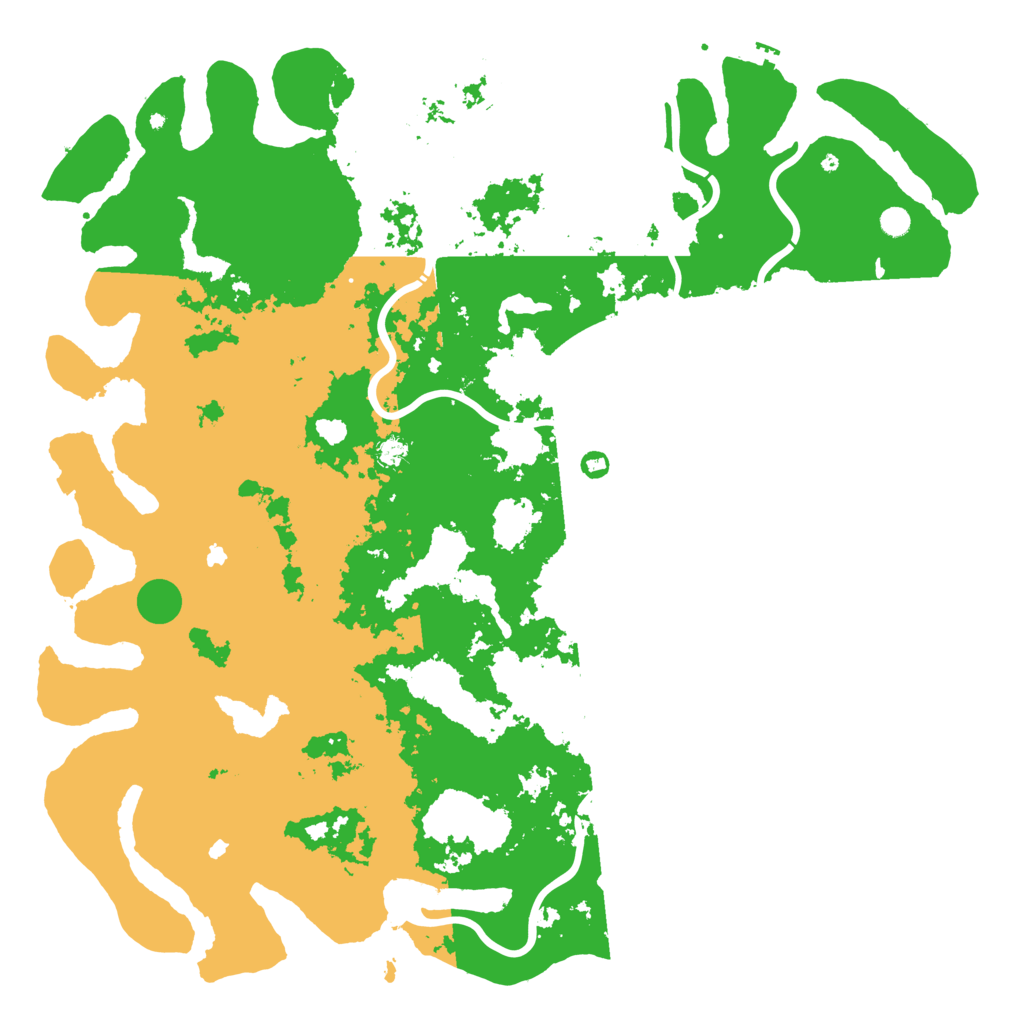 Biome Rust Map: Procedural Map, Size: 6000, Seed: 717788571